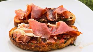 Making Portuguese-Style Tomato Toast