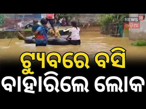 ବ୍ରାହ୍ମଣୀରେ ଭୟଙ୍କର ବନ୍ୟା Brahmani River Overflows! Devastating Floods Submerge Kendrapara Villages