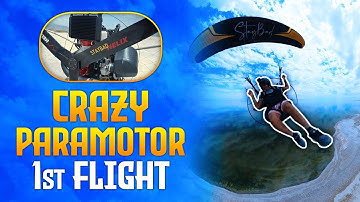 CRAZY PARAMOTOR 1st FLIGHT | SKY ENGINES FERRARI 😈 | PART 3