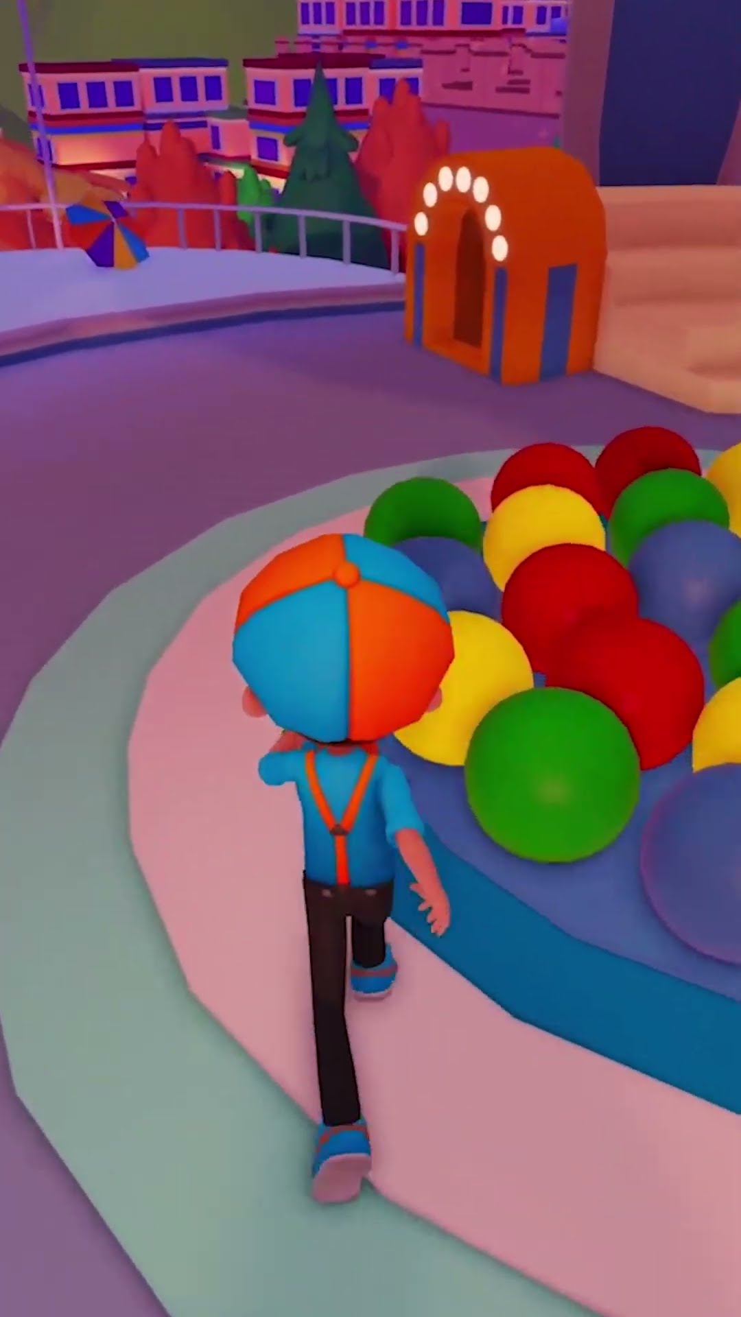 Explore Blippi's Playground | Blippi Roblox Shorts | #shorts #blippi #roblox