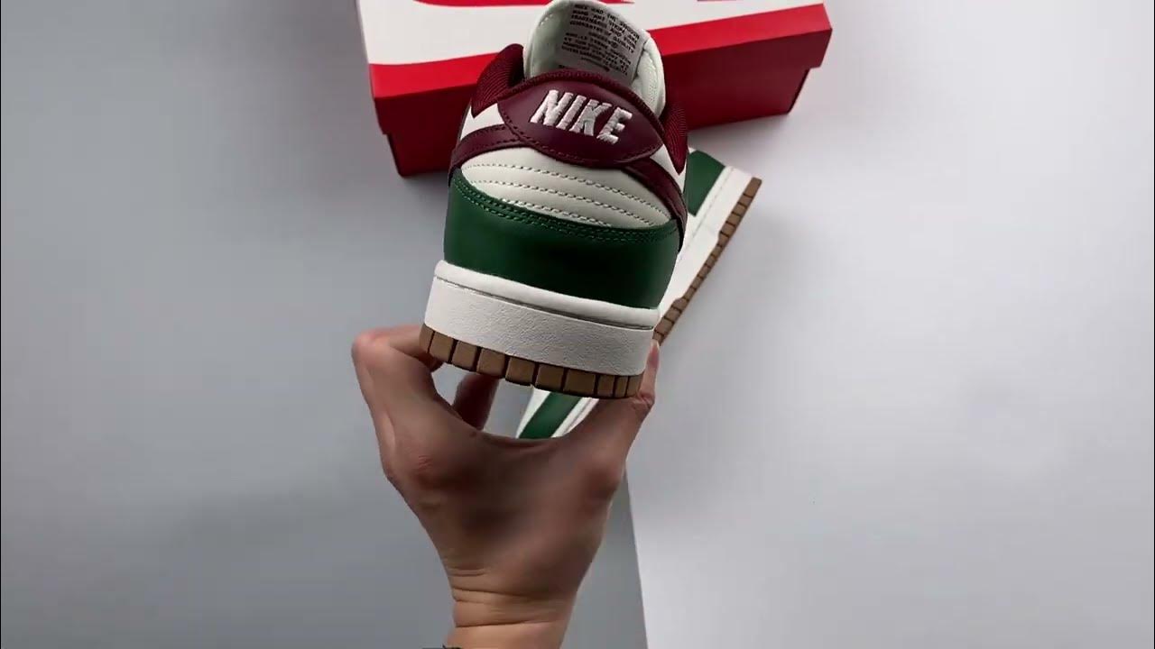 Dunk Low Gorge Green Team Red