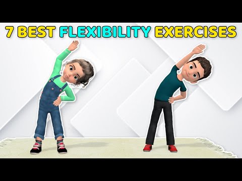 7 BEST FLEXIBILITY EXERCISES - INDOOR WORKOUT FOR CHILDREN