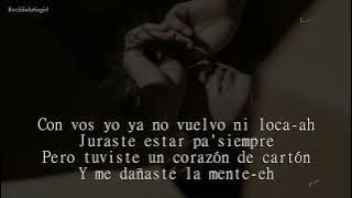 La China - Corazón de Cartón || LETRA | LYRICS