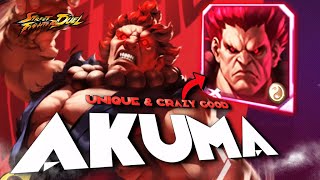 AKUMA IS MY NEW FAVORITE CHARACTER!!! GLOBAL BE AWARE OF HIS POWER! (Street Fighter Duel)