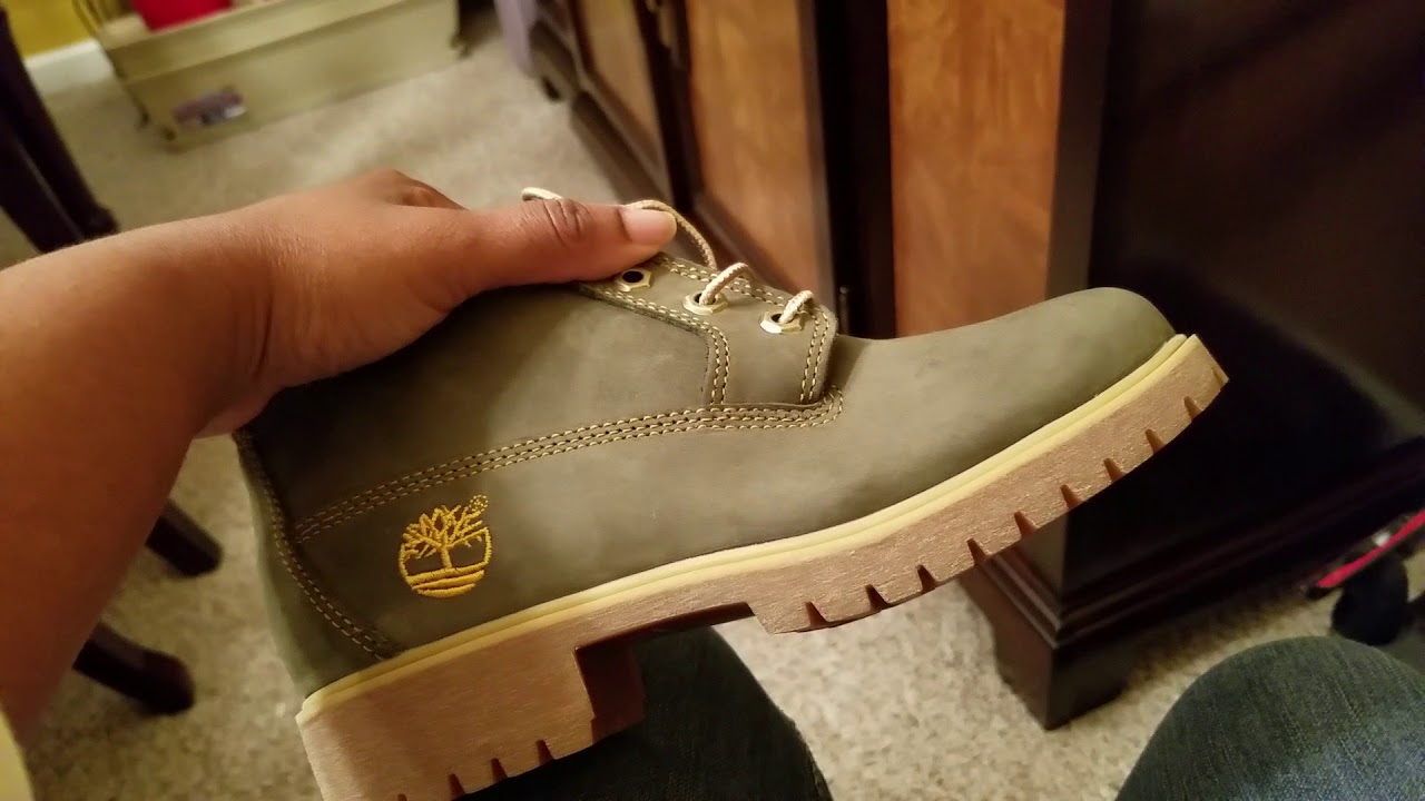 olive green timberland boots