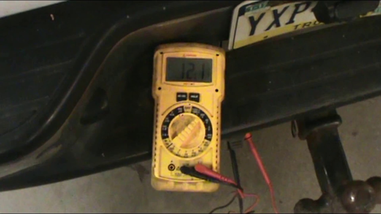 How to charge your trailer's battery while towing - YouTube