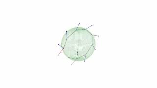 Ray on Sphere (Low Refractive Index) screenshot 5