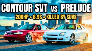 200HP CONTOUR SVT vs 200HP PRELUDE VTEC: 6.9s TWINS Killed by SUVs screenshot 4