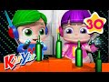 10 Green Bottles | ABCs and 123s | by KiiYii | Nursery Rhymes & Kids Songs