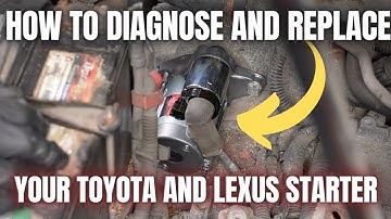 Hoe u uw Toyota- en Lexus-startmotor als een professional kunt diagnosticeren en vervangen