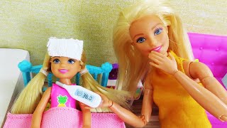 Barbie and Chelsea's routine - Chelsea's fever