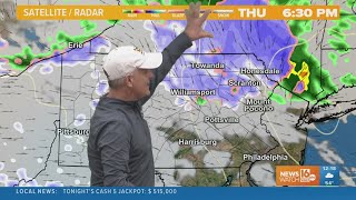 The latest snow timing and totals for Thursday into Friday Stormtracker 16 Weather Impact Alert