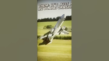 It’s not just a Rc plane crash💔