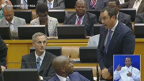 DA’s Chief Whip asked to leaves Parliament after clashing with Chair Raseriti Tau