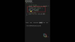 Word Counter in Python | Count Words in a Sentence #DemystifywithAjay
