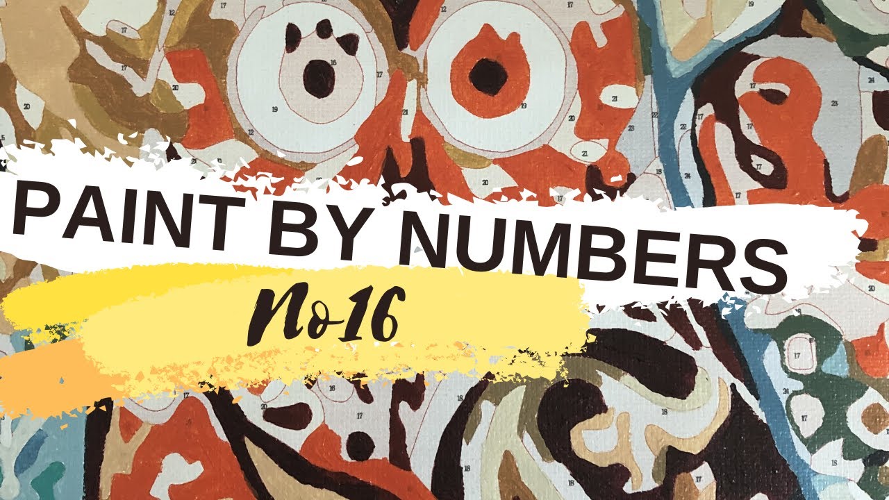 How I frame my paint by numbers - tips and tricks paint by numbers