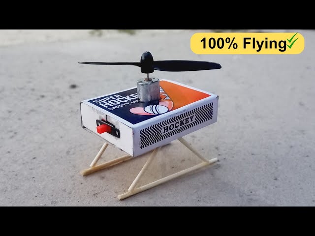 DIY Delight: Crafting Your Own Flying Matchbox Helicopter Toy!