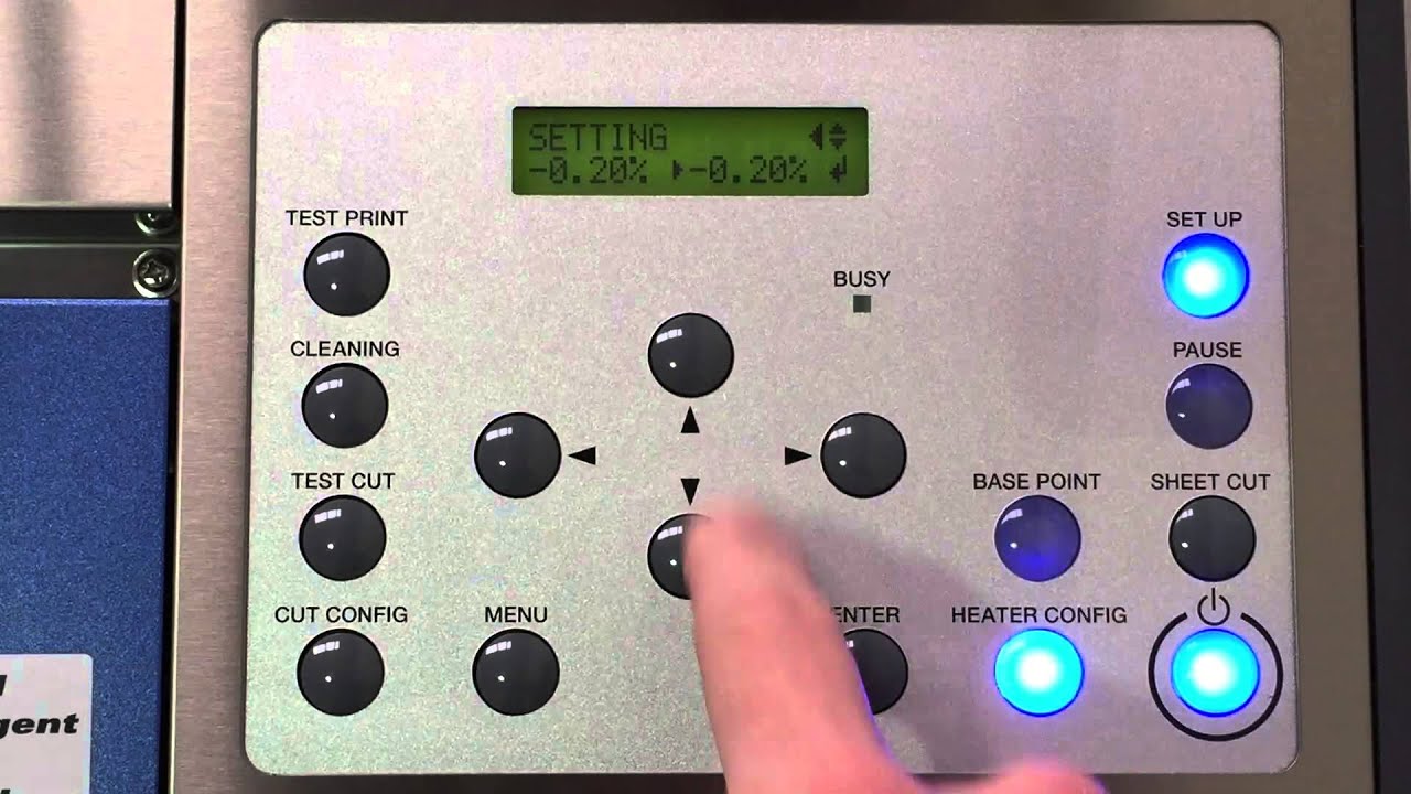 Roland XR 640 Calibration for Media Feed to Alleviate Horizontal