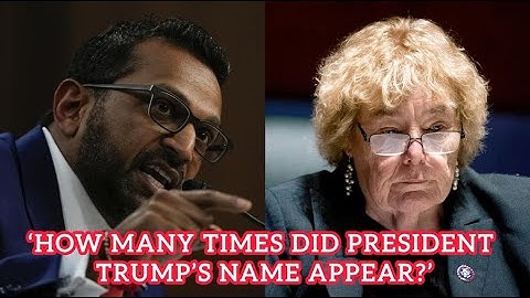Epstein Files SHOCKER: FBI Accused of Hiding Trump’s Name — Lofgren Confronts Patel