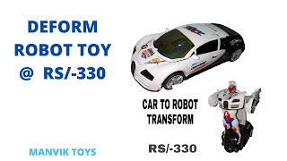 DEFORM ROBOT TOY | CAR TO ROBOT TRANSFROM TOY | MODEL NO-XC 857