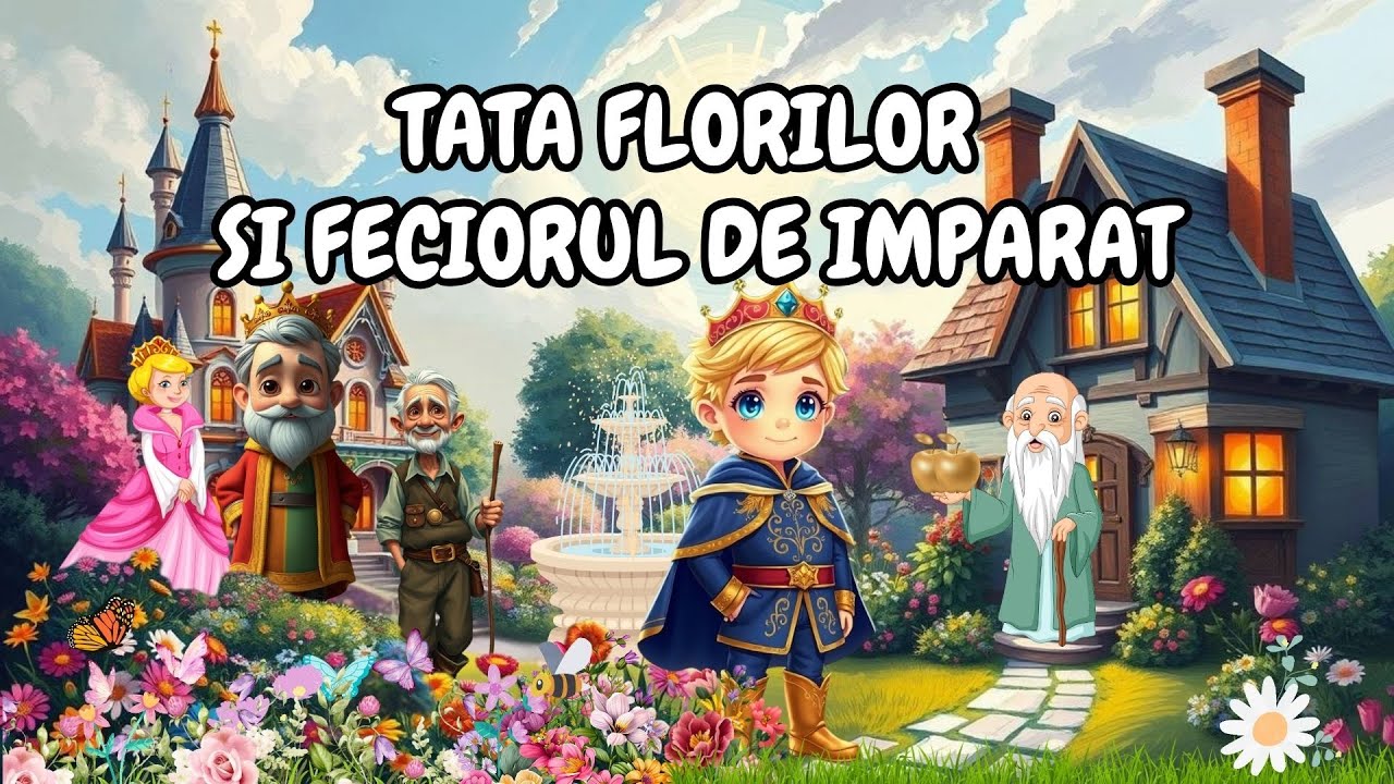 👑 Tata Florilor și Feciorul de Împărat | Povesti pentru copii | Basme românești