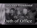 Every Vice Presidential Oath of Office (Harry S. Truman - Mike Pence)