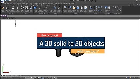 GstarCAD Express Tools- Flatten