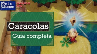 Todas las caracolas escondidas| The Legend of Zelda Link's Awakening