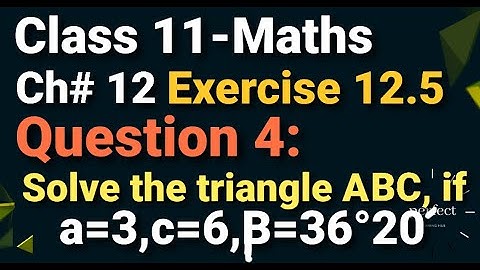 Exercise 12.5 class 11 maths Question 4 Chapter 12 in Urdu and Hindi || 12.5 exercise math class 11