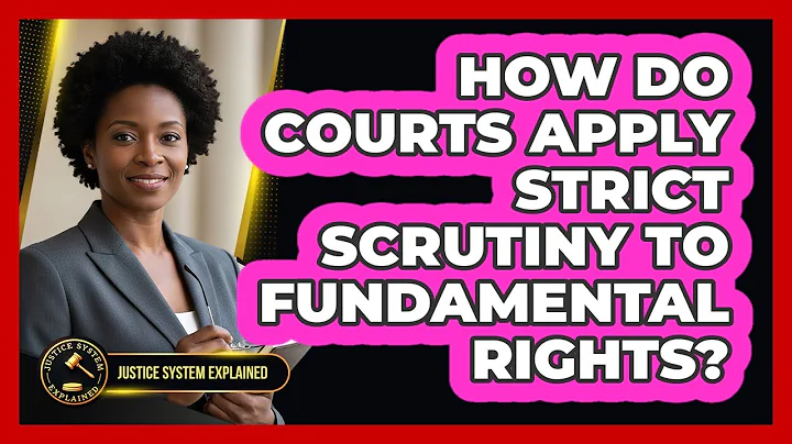 How Do Courts Apply Strict Scrutiny to Fundamental Rights?