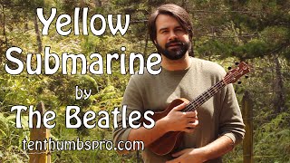 Yellow Submarine - The Beatles - Ukulele Tutorial - Easy Beginner Song chords