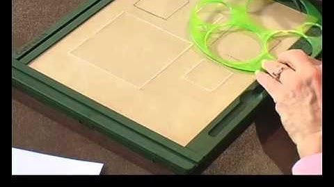 Using Math Stencils and the APH Draftsman to draw tactile geometric figures