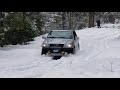 Mercedes ML430 Off Road Snow Wheeling Hill Climb Mercedes ML430 Off Road Snow Wheeling Hill Climb