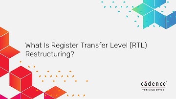 What Is Register Transfer Level RTL Restructuring?