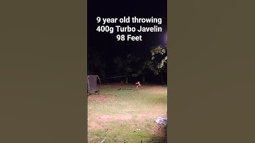 400g Turbo Javelin throw of 98