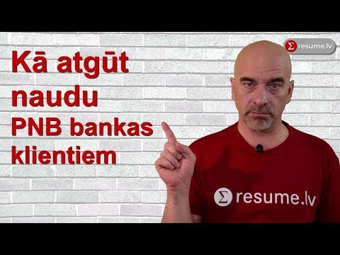 Video: Kā Atgūt Bankas Komisijas Naudu