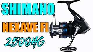 Shimano NEX2500HGFI Nexave FI Spinning Reel Review