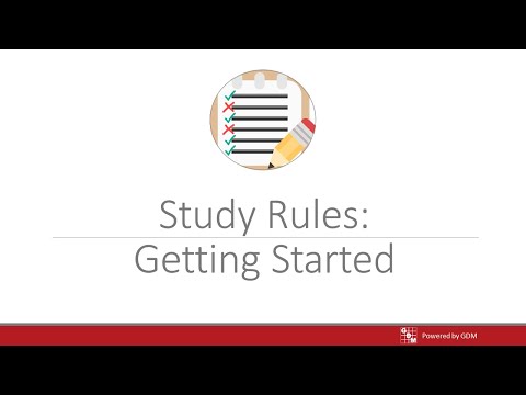 ARM Software Webinar - Study Rules: Getting Started