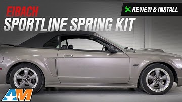 1979-2004 Mustang V8, V6, Cobra Eibach Sportline Spring Kit Review & Install