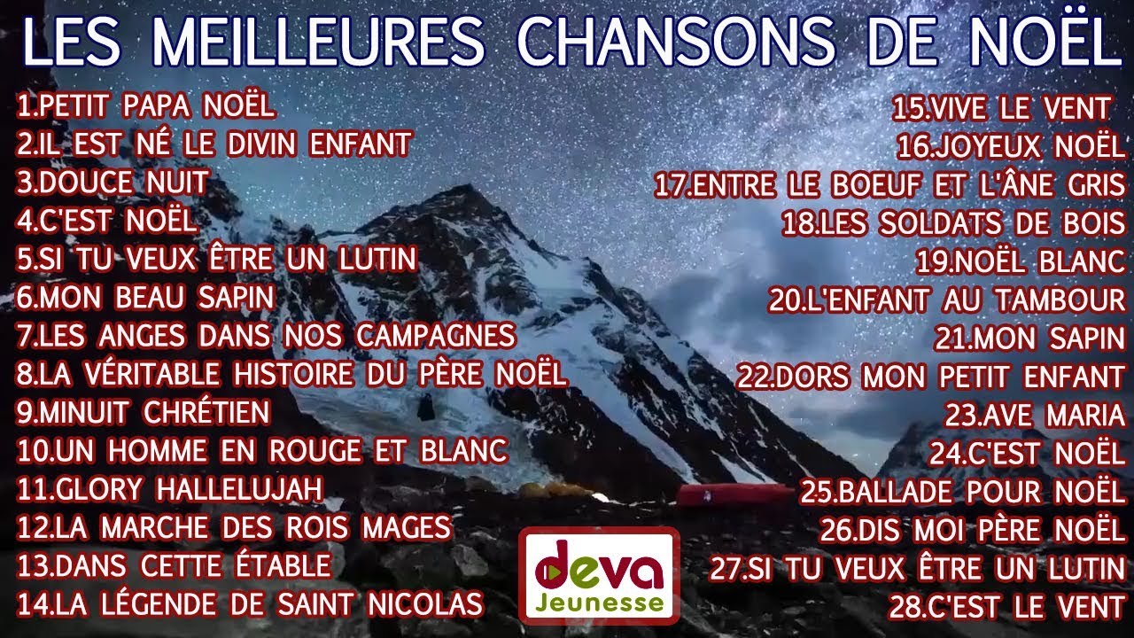 Les chansons de Noël –