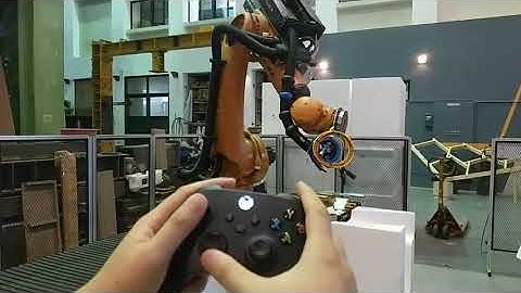 Xbox real-time control KUKA robot Arm