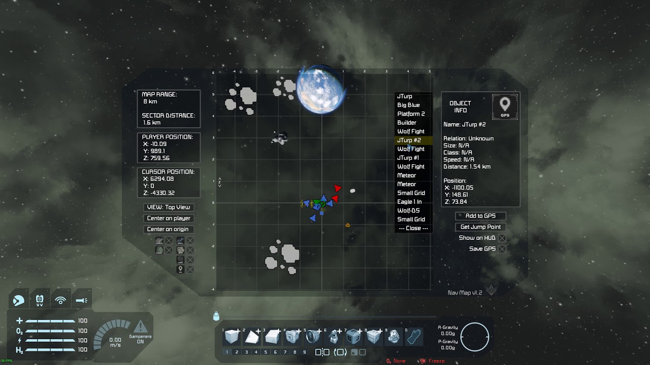 Space Engineers System Map