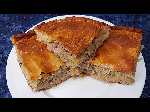 Вкуснейший пирог с фаршем и картофелем. Не ПИРОГ, а ПЕСНЯ! Потрясающе вкусно, просто и полезно.