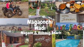 #Vlog11 | Nagaonchi Wadi | Best Family Resort | Nagaon & Alibaug Beach |  Places to eat Seafood | 4K
