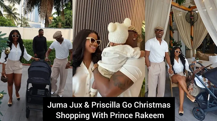 Juma Jux & Priscilla Go Christmas Shopping With Prince Rakeem