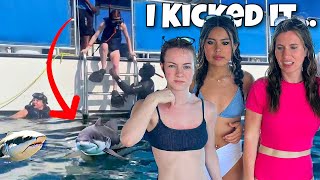 Sharks In The WATER!!! | I Kicked IT...