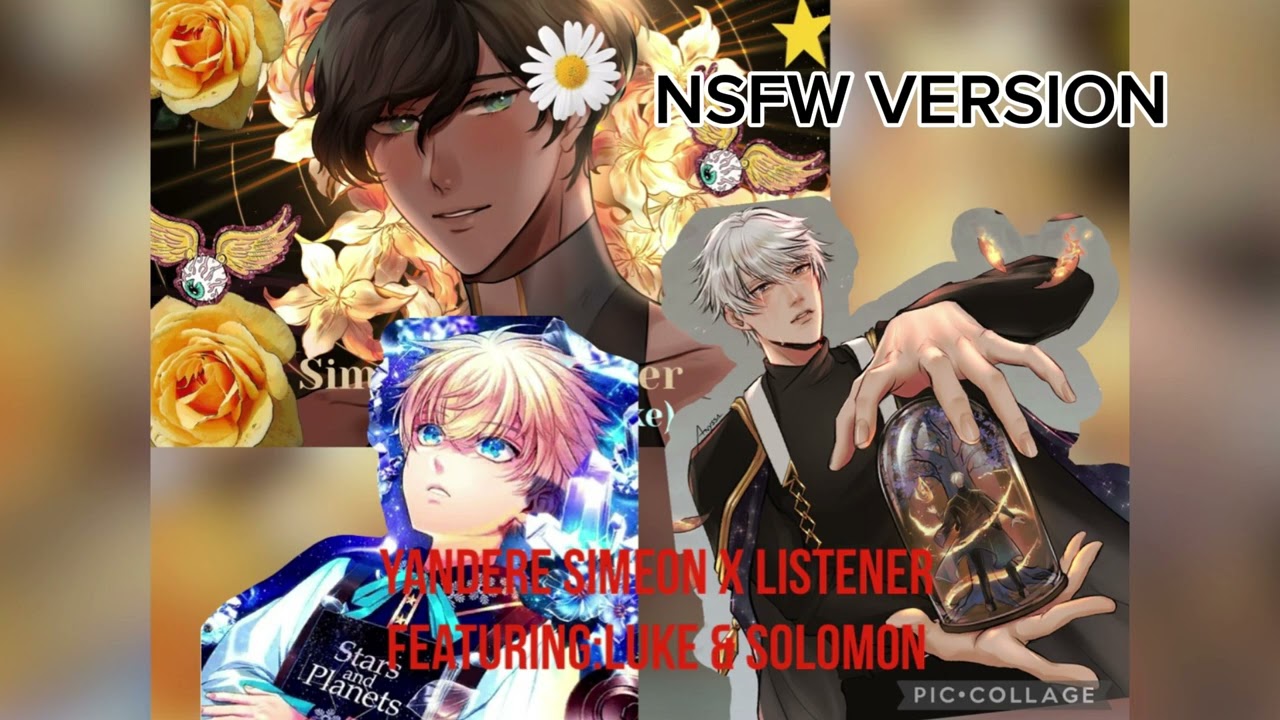 Yandere Simeon x listener featuring: Luke & Solomon NSFW version!!!