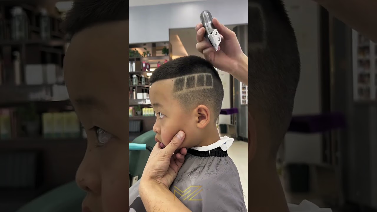 Kids Hair Design Trends 2024 | Simple Engraving Tutorial