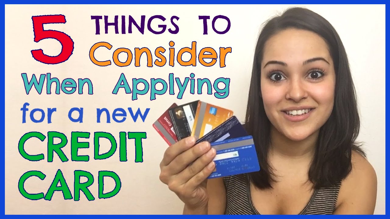 Applying for new credit