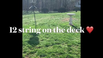 Thankful for Spring “Recording King 12 string open D”